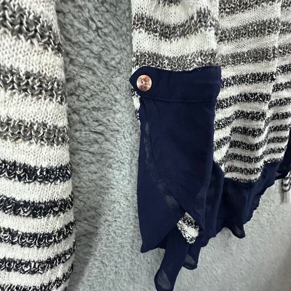 Coin 1804 Women's Plus Size 3X Knit Sweater Long Sleeves Sheer Accents - Picture 8 of 13